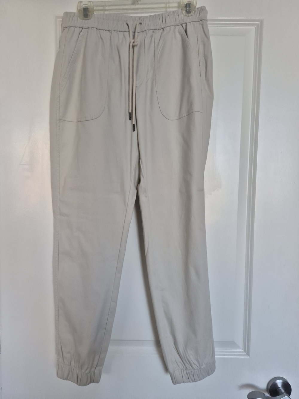 C&C California Light Cream Drawstring Jogger Pants